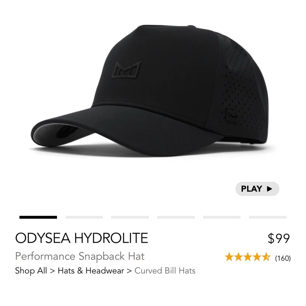 Melvin Odysea Hydrolite Performance Snapback Hat